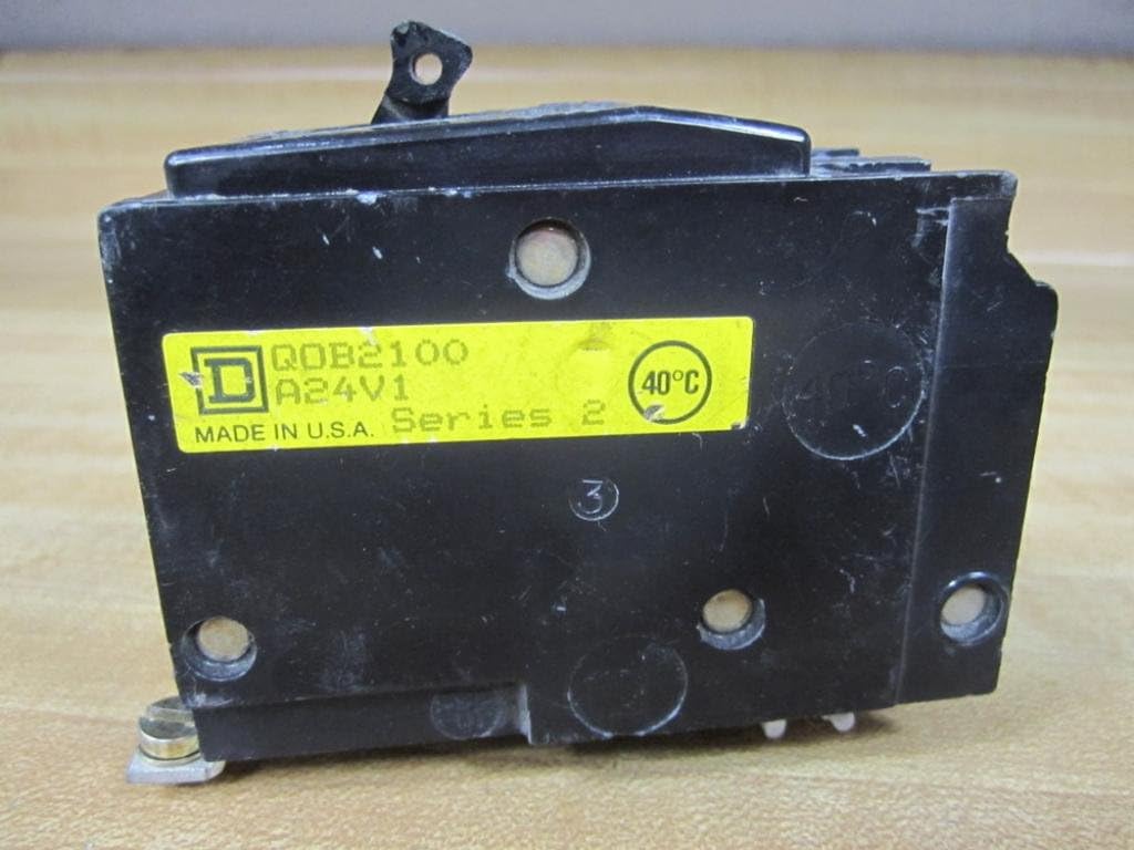 SCHNEIDER ELECTRIC QOB2100 Miniature Circuit Breaker 120/240V 100-Amp Molded Case Circuit Breaker 600V 20A