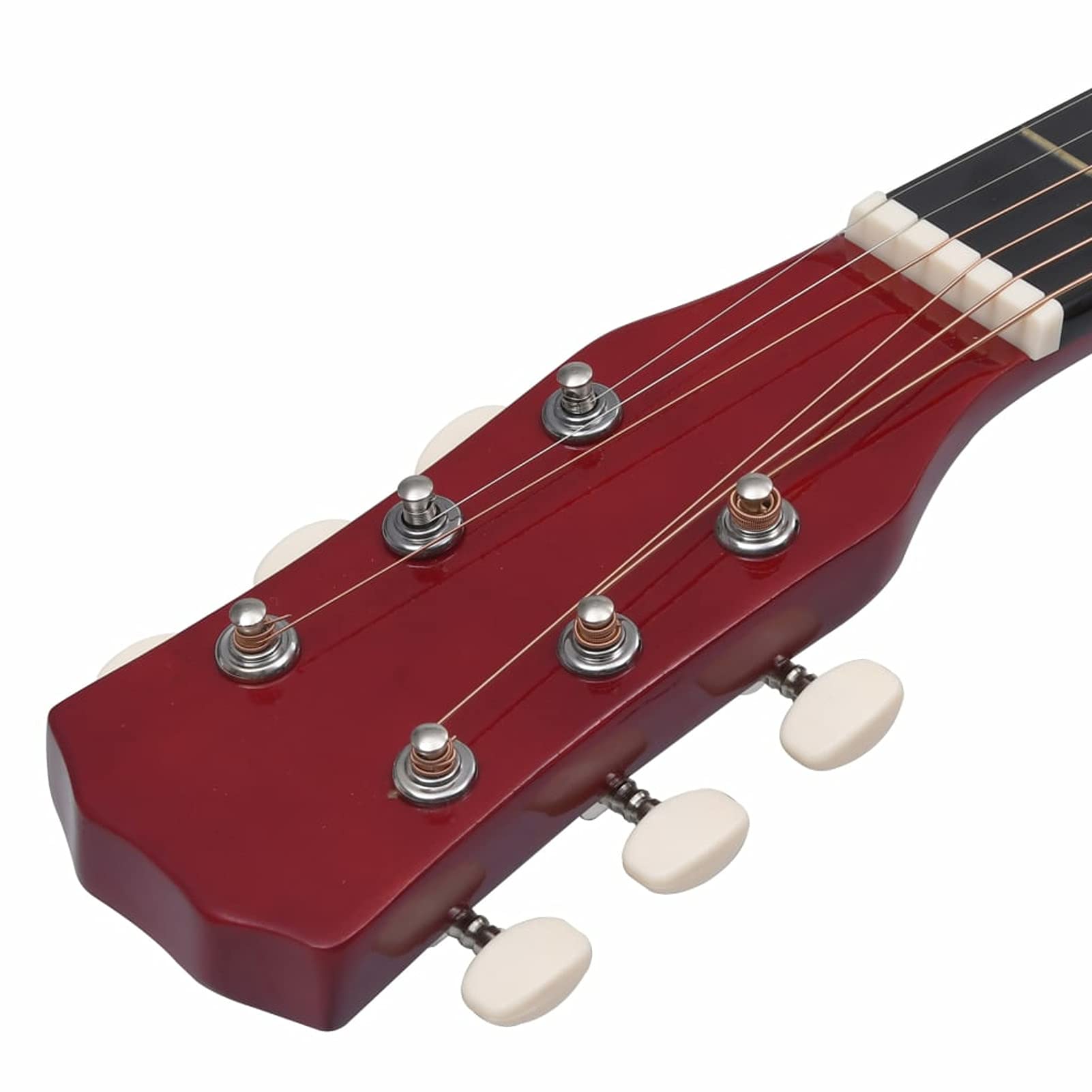 Lindenholz Western Akustik Cutaway Gitarre mit 6 Saiten Westerngitarre Akustikgitarre Konzertgitarre Saiteninstrument Musikinstrument 38"