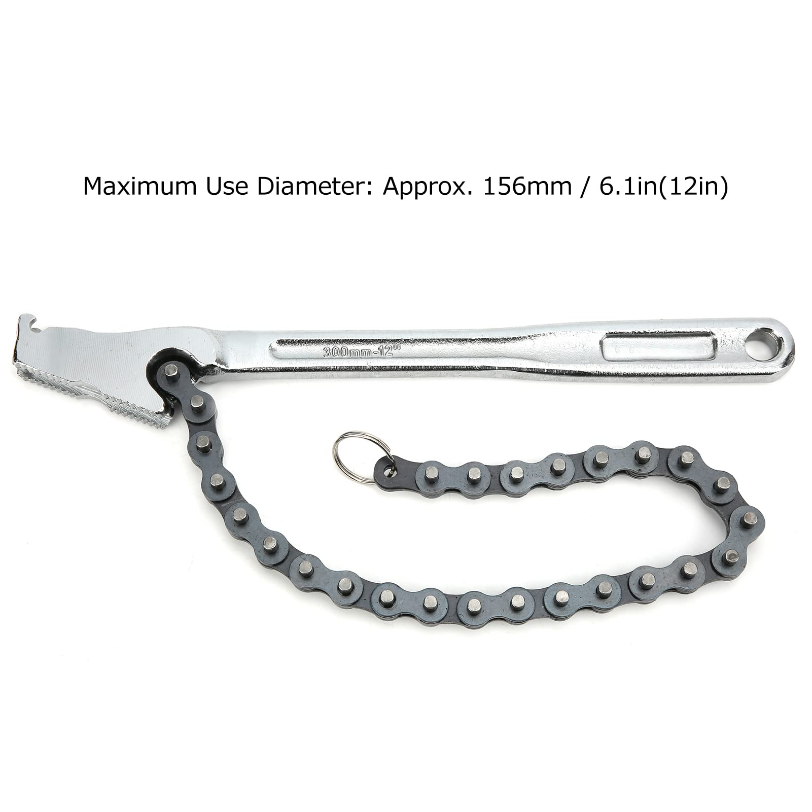 Llave de cadena, tenaza para tubos de cadena de acero, llave de cadena para plomería, llave de cadena para tubos de cadena de acero, llave de cadena para reparación de tuberías, llave de agarre par