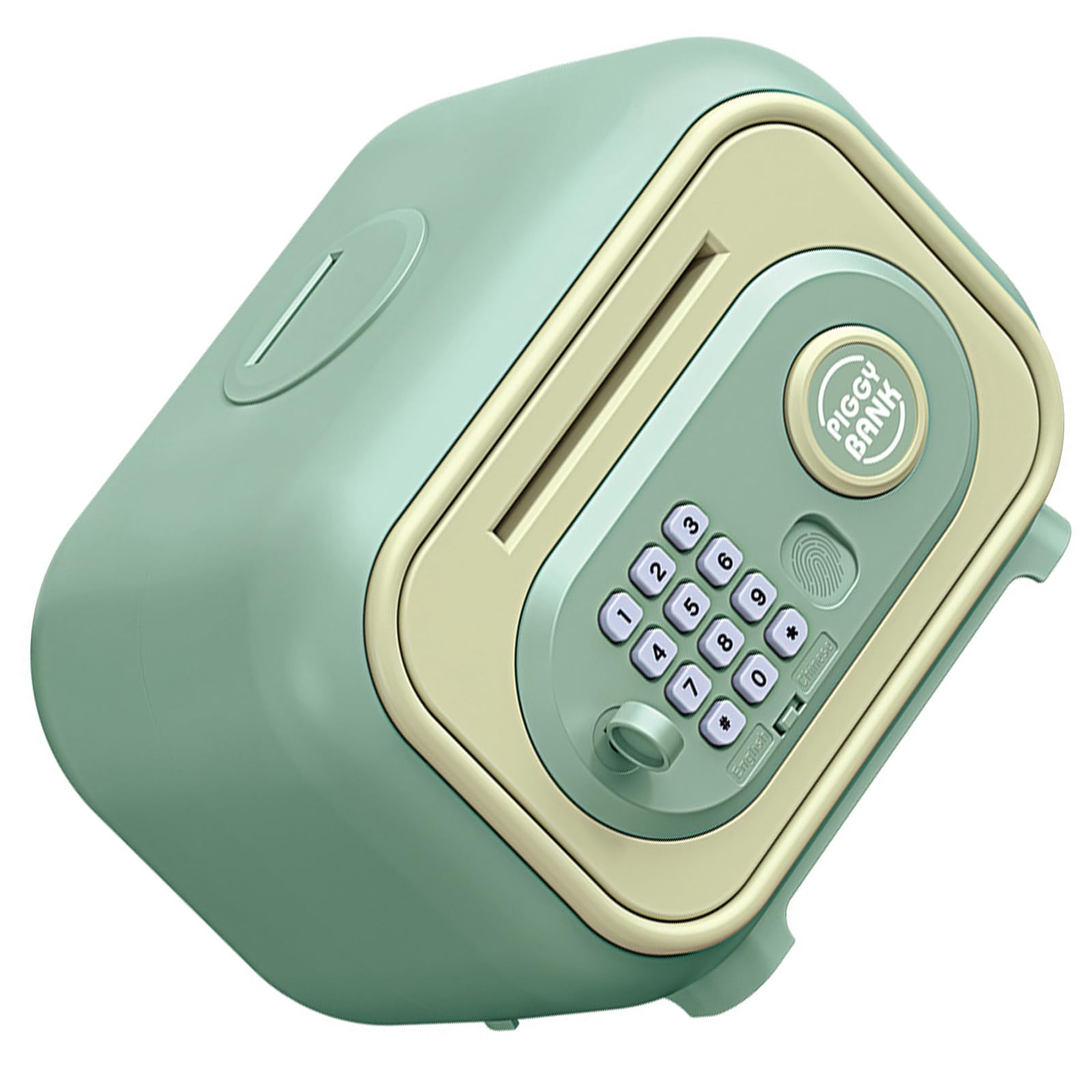 Piggy Banks for Kids, Electronic Money Box with Fingerprint Password Simulation Coin Cash Saving Box Piggy Banks