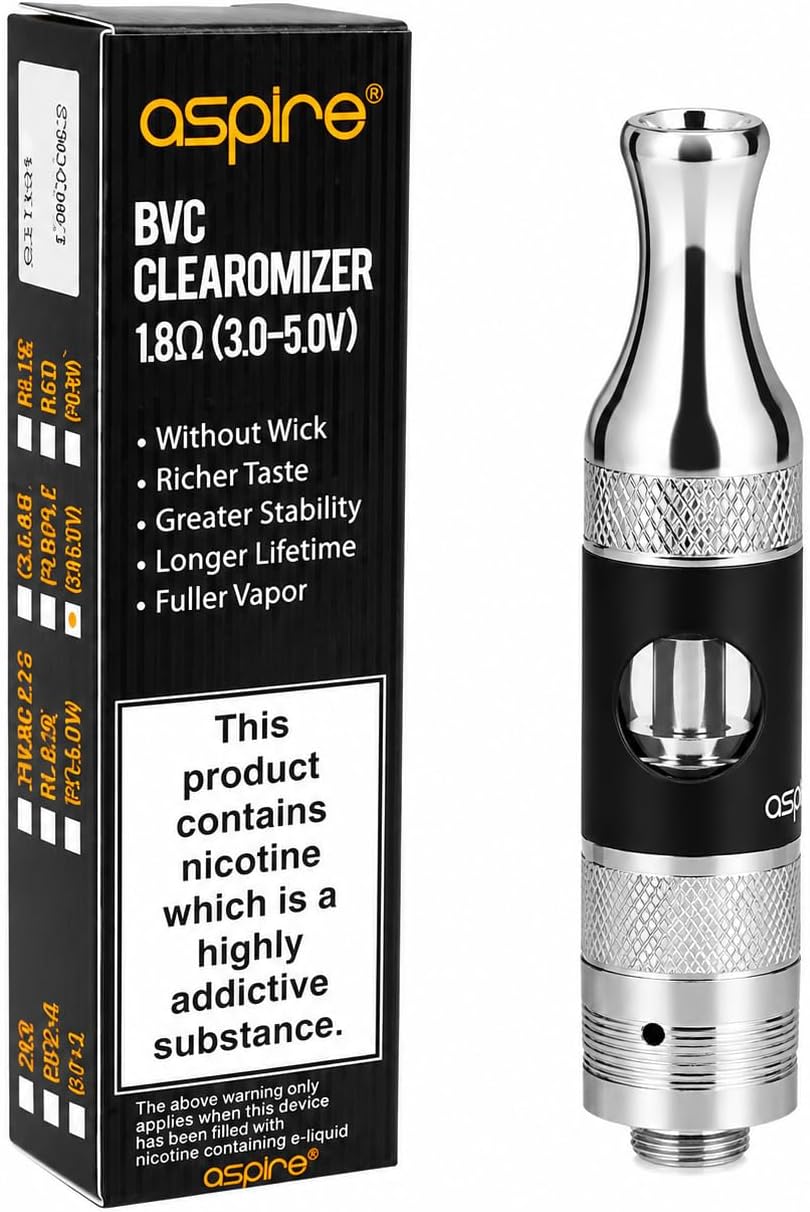 ET-S BVC Clearomizer Tank [Black]