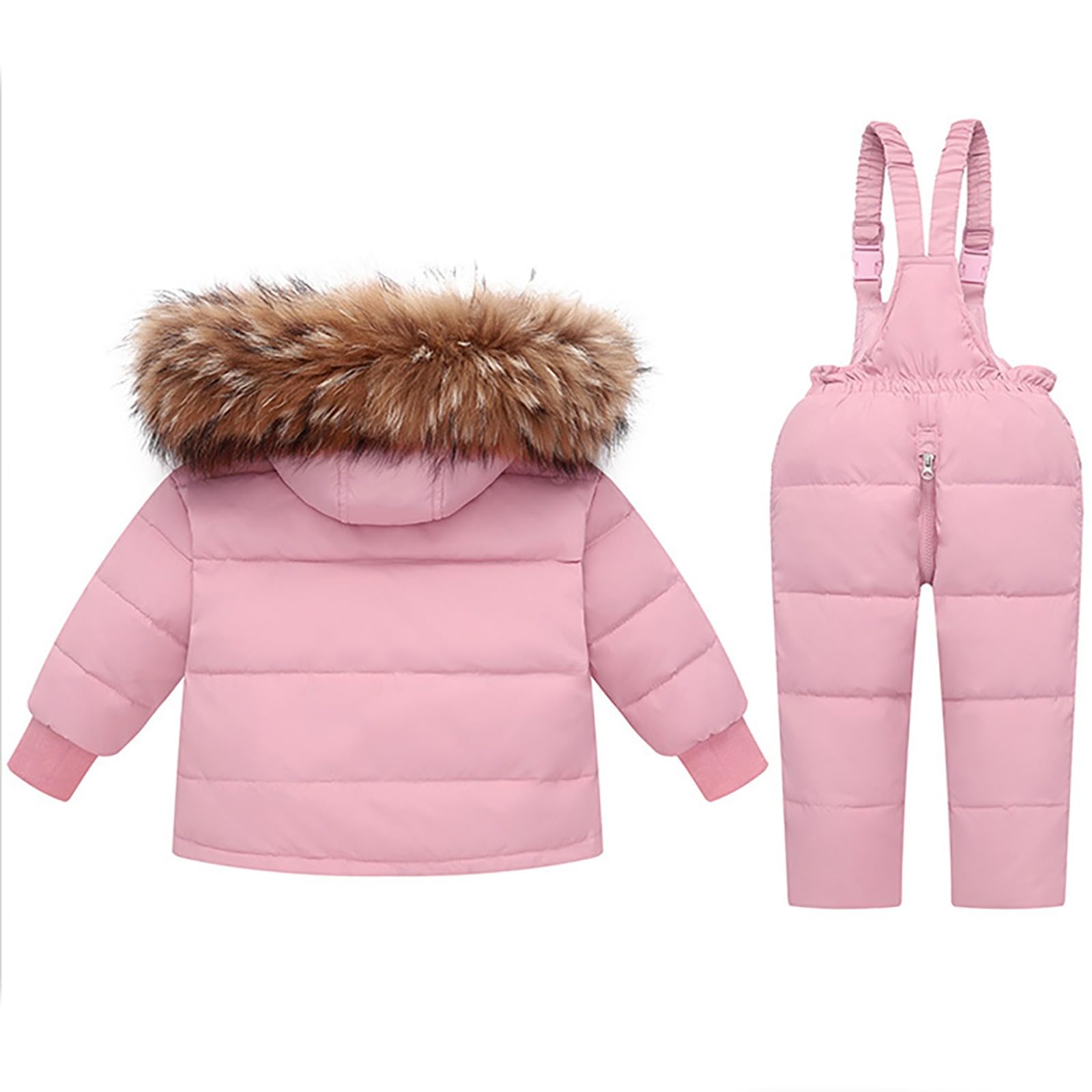 Traje de esquí para niños, juego de 2 piezas, chaqueta de invierno y pantalones para invierno y nieve, chaqueta con capucha a prueba de viento con bolsillos, juego de invierno para niños y niñas, 12