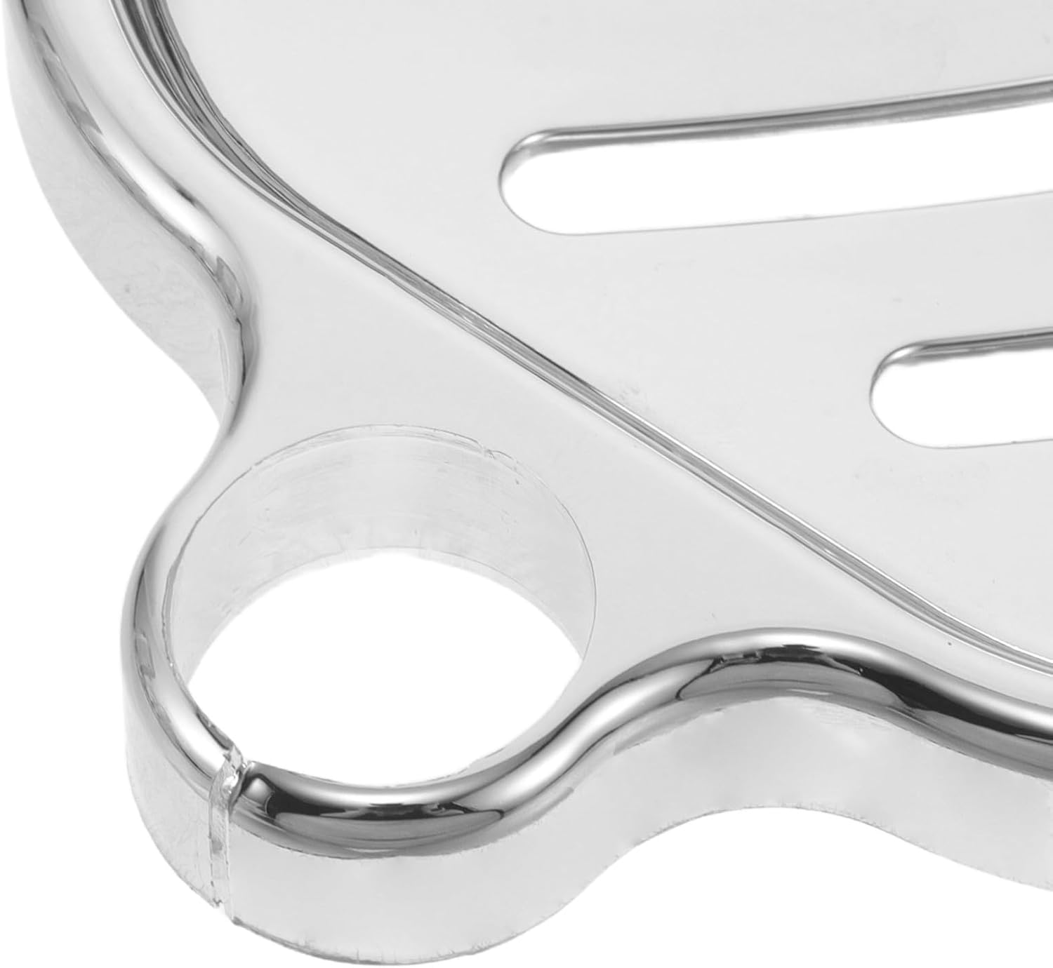 Shower Rod Soap Dish Holder, ABS Clip Round Square Rods image 3