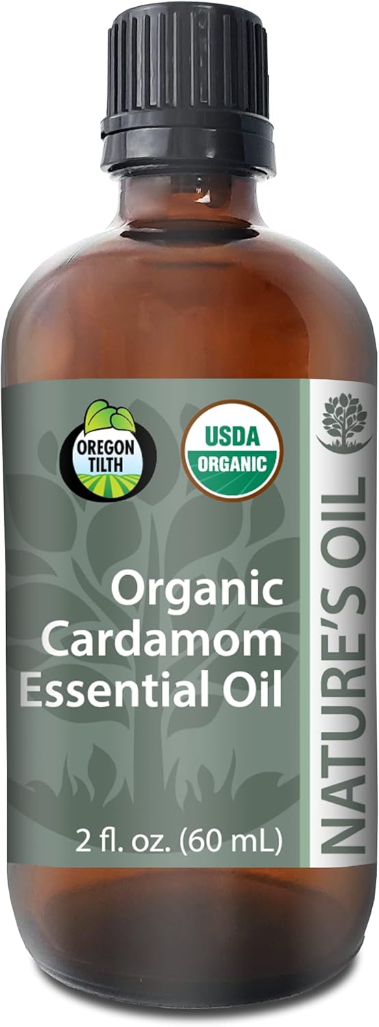 Best Cardamom Essential Oil Pure Certified Organic Therapeutic Grade 60ml