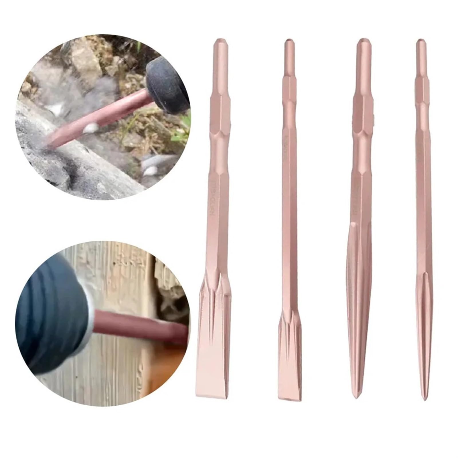Cincel plano punta broca hexagonal martillo eléctrico cincel 280/400 mm para carpintería hormigón pared roca