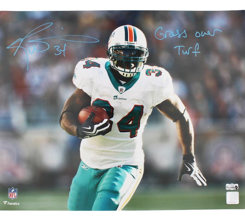 Ricky Williams Signed Miami Dolphins Unframed 16×20 NFL Photo