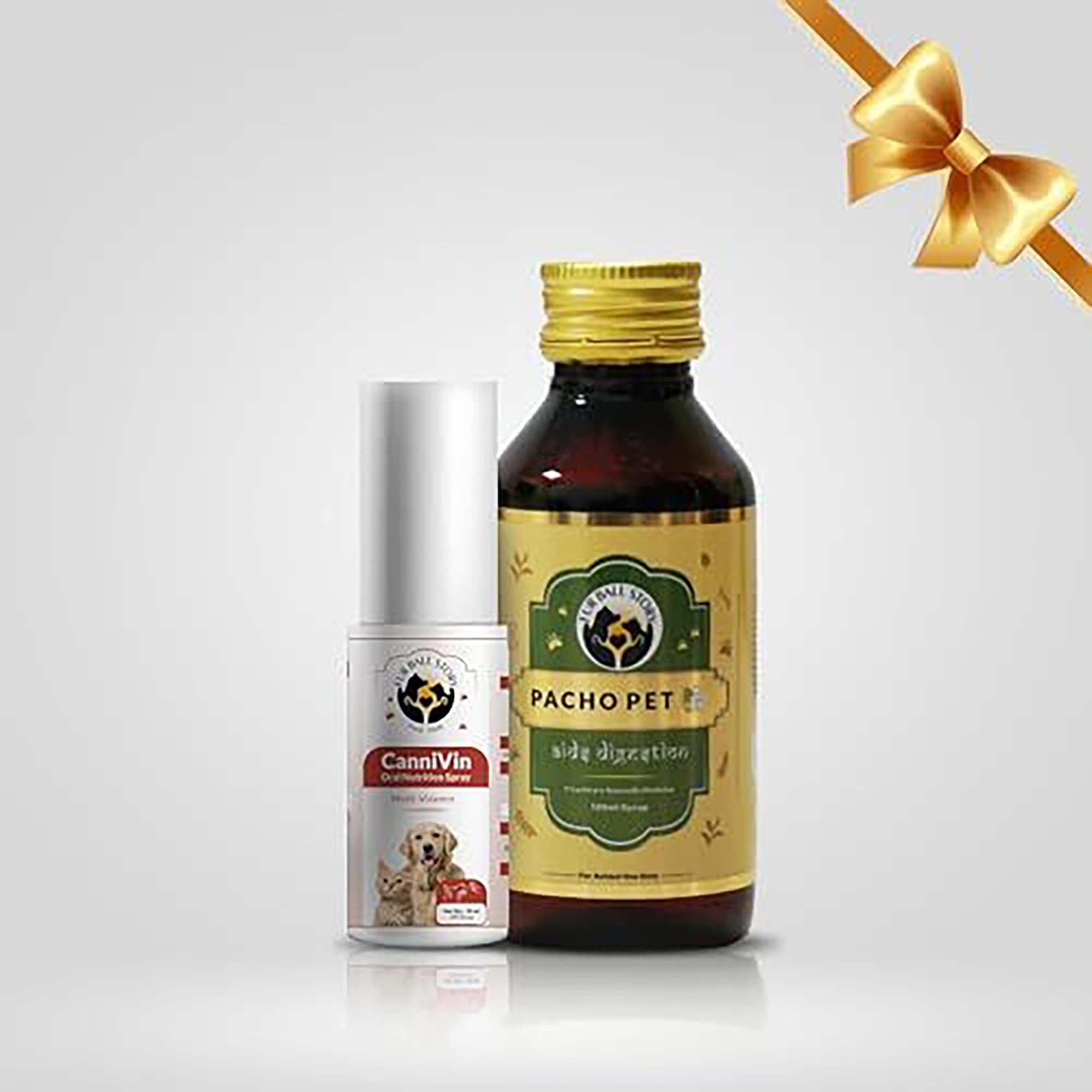 Fur Ball Story Digestive Health Combo Pack | CanniVin Multi-Vitamin Oral Spray 20ml & Pacho Pet Syrup for Pets Digestion Stimulation and Overall Growth 100ml (B0CDCNSPTK) Amazon Price History, Amazon Price Tracker
