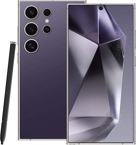 Teléfonos celulares Android desbloqueados, teléfonos móviles X24 Ultra 5G, teléfono inteligente desbloqueado, 8GB+256GB+128GB, cámara de 48MP+108MP,