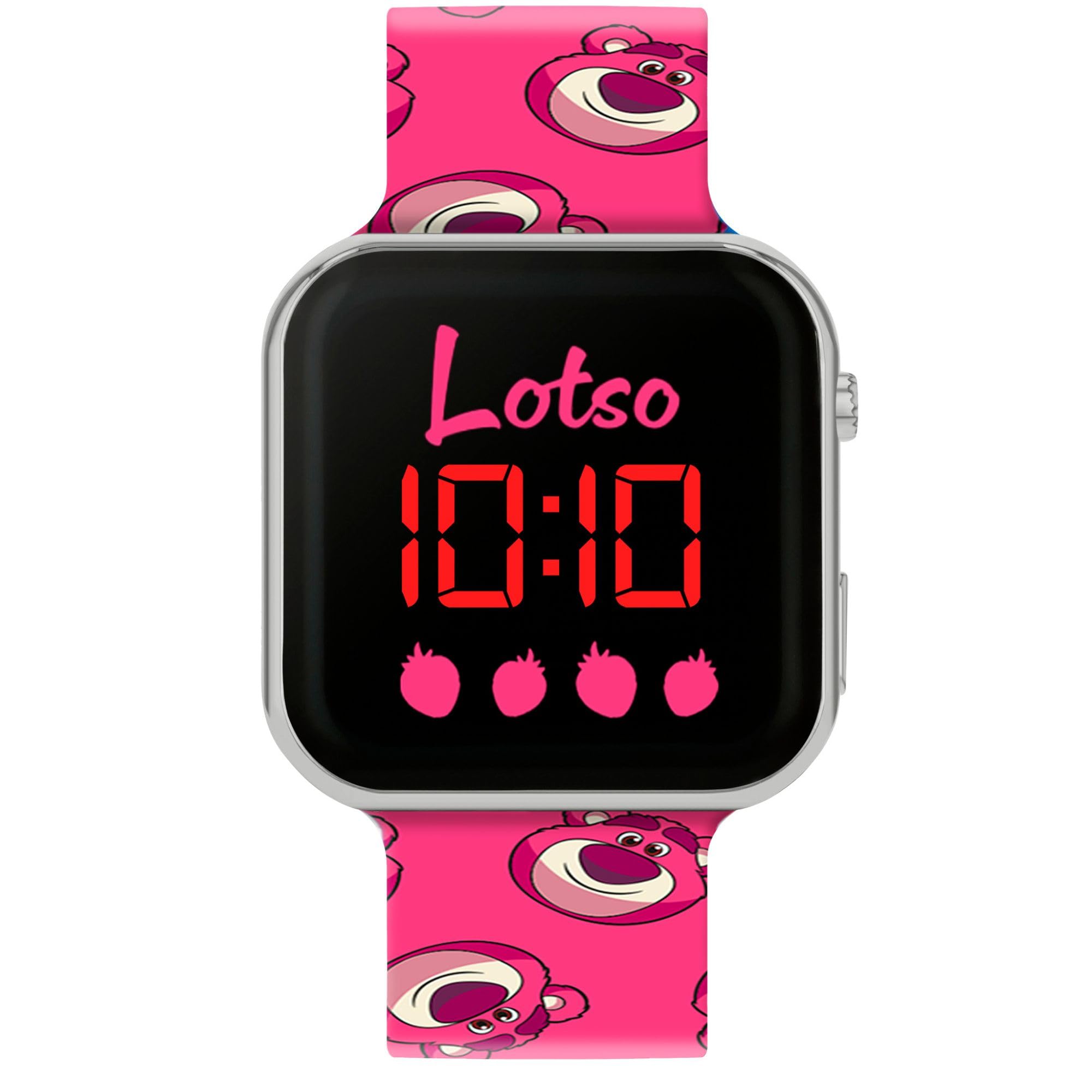 Toy Story Lotso LED Display Watch with Silicone Character Strap for Kids
