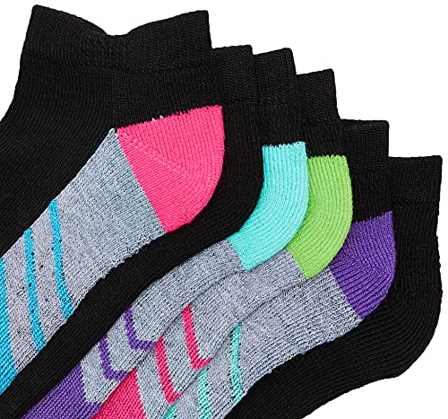 Fruit of the Loom Little Girls' 10 Pair No Show Socks3