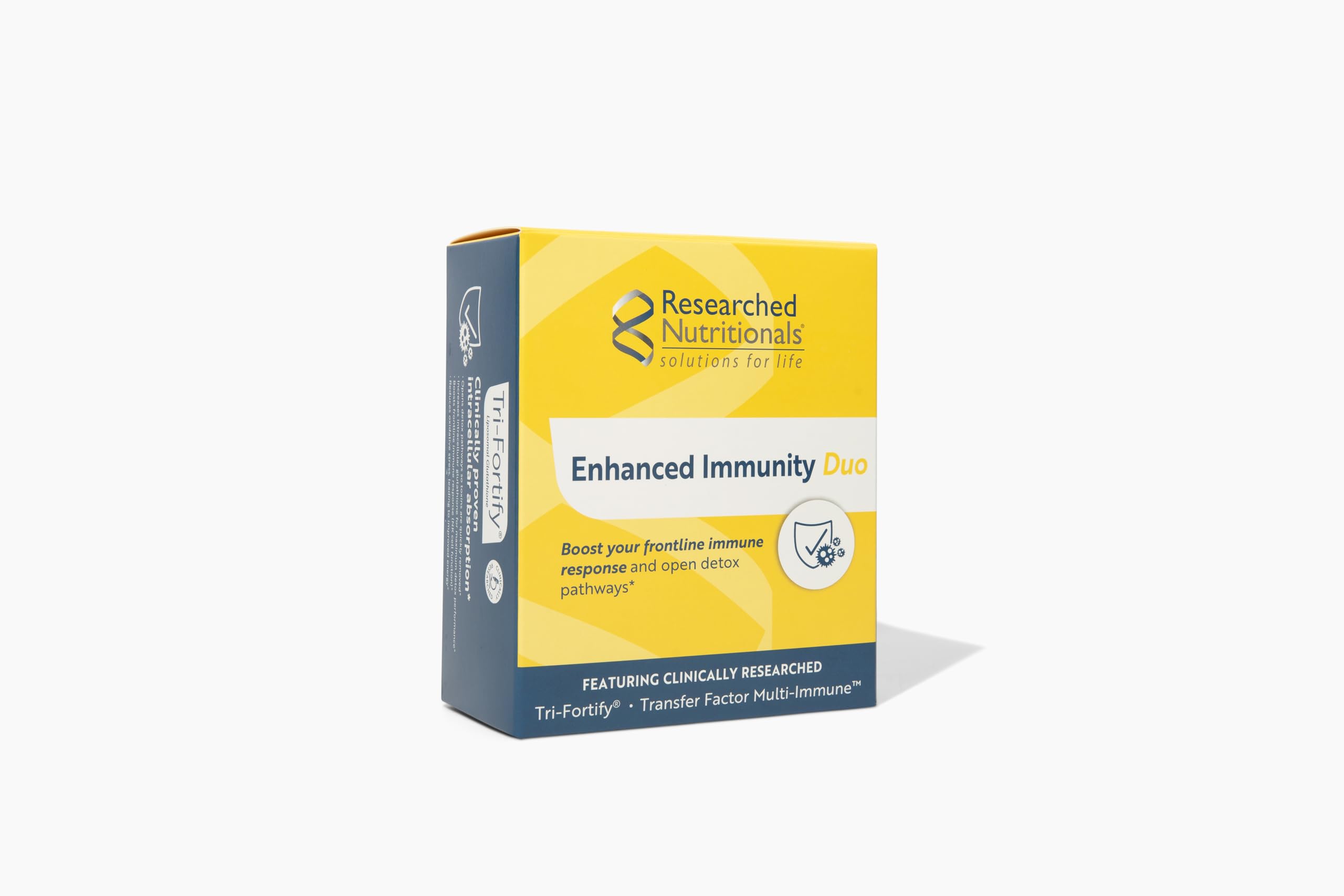 Amazon.com: Researched Nutritionals Liposomal Glutathione (450mg) +  Colostrum & Mushrooms Supplement for Immunity - Enhanced Immunity Duo