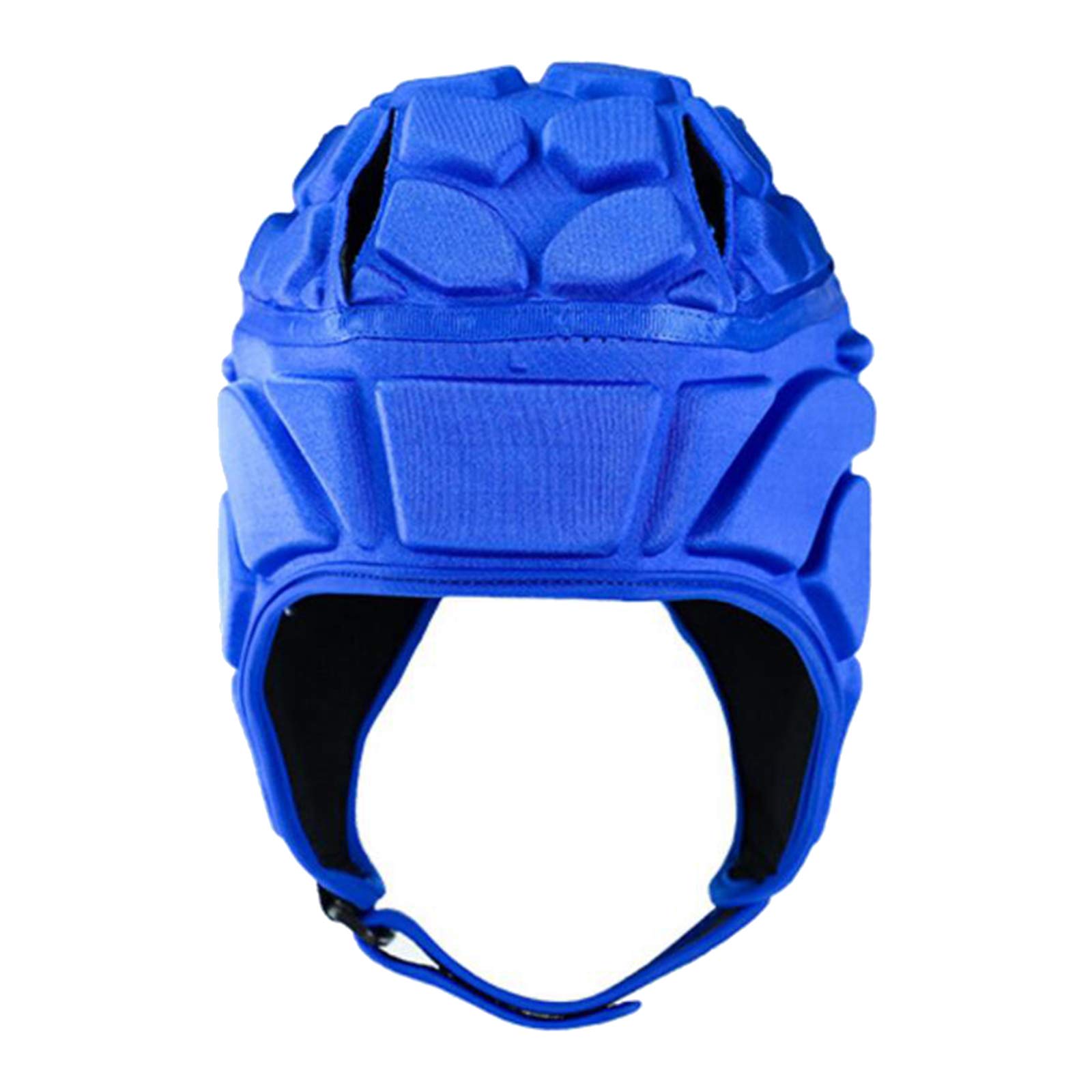 AAGAZA Rugby Helmet Headgear Scrum Cap Hockey Head Protector Protect Hat (Color : Blue L)