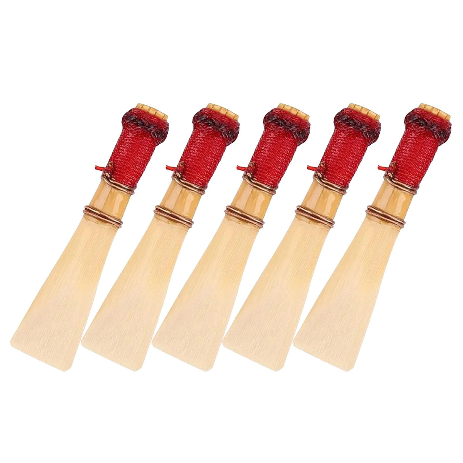 Abaodam Ance Medie per Fagotto 5 Pezzi in Canna Naturale Custodia Protettiva Accessori Professionali per Strumenti a Fiato per Musicisti e Solisti Resistenti a Condizioni Ambientali
