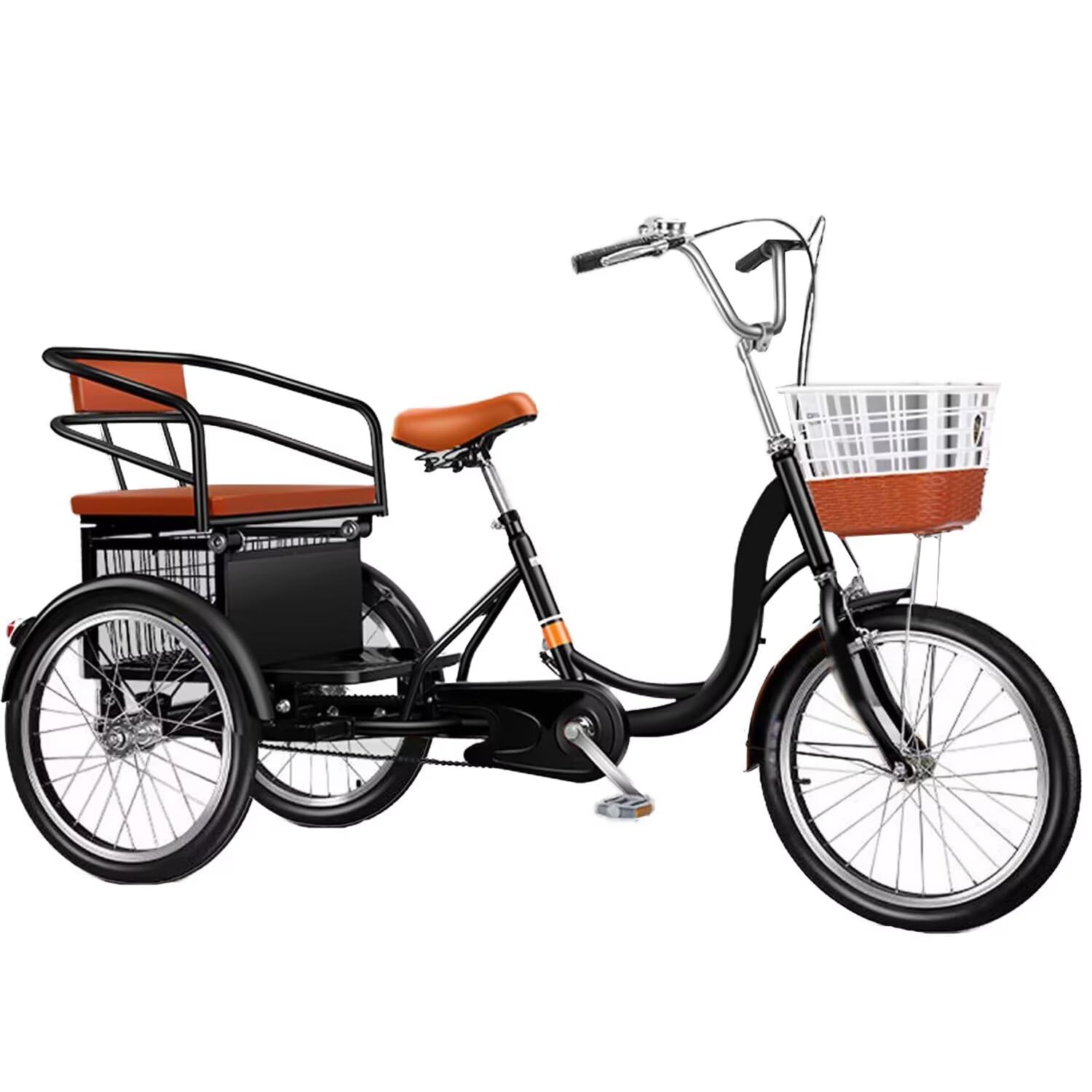 札幌【大人用 三輪車】内装3段変速 前輪20インチ 後輪16インチ