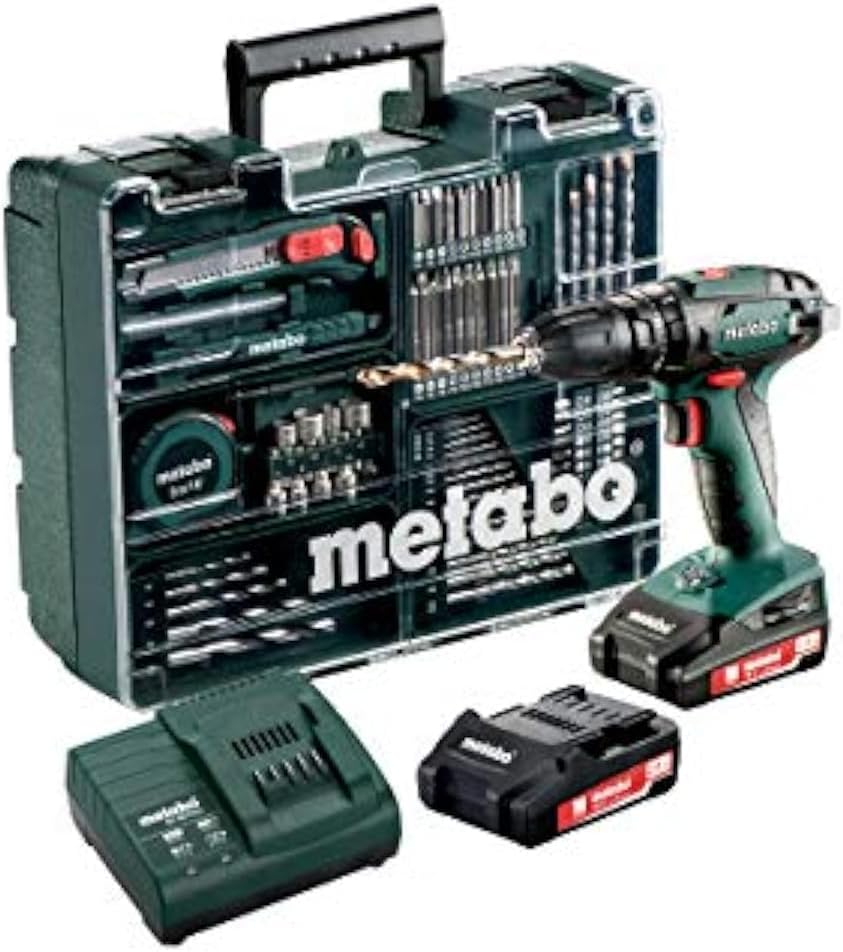 Metabo SB 18 SET Keyless 1600 RPM Black, Green 1.41 kg