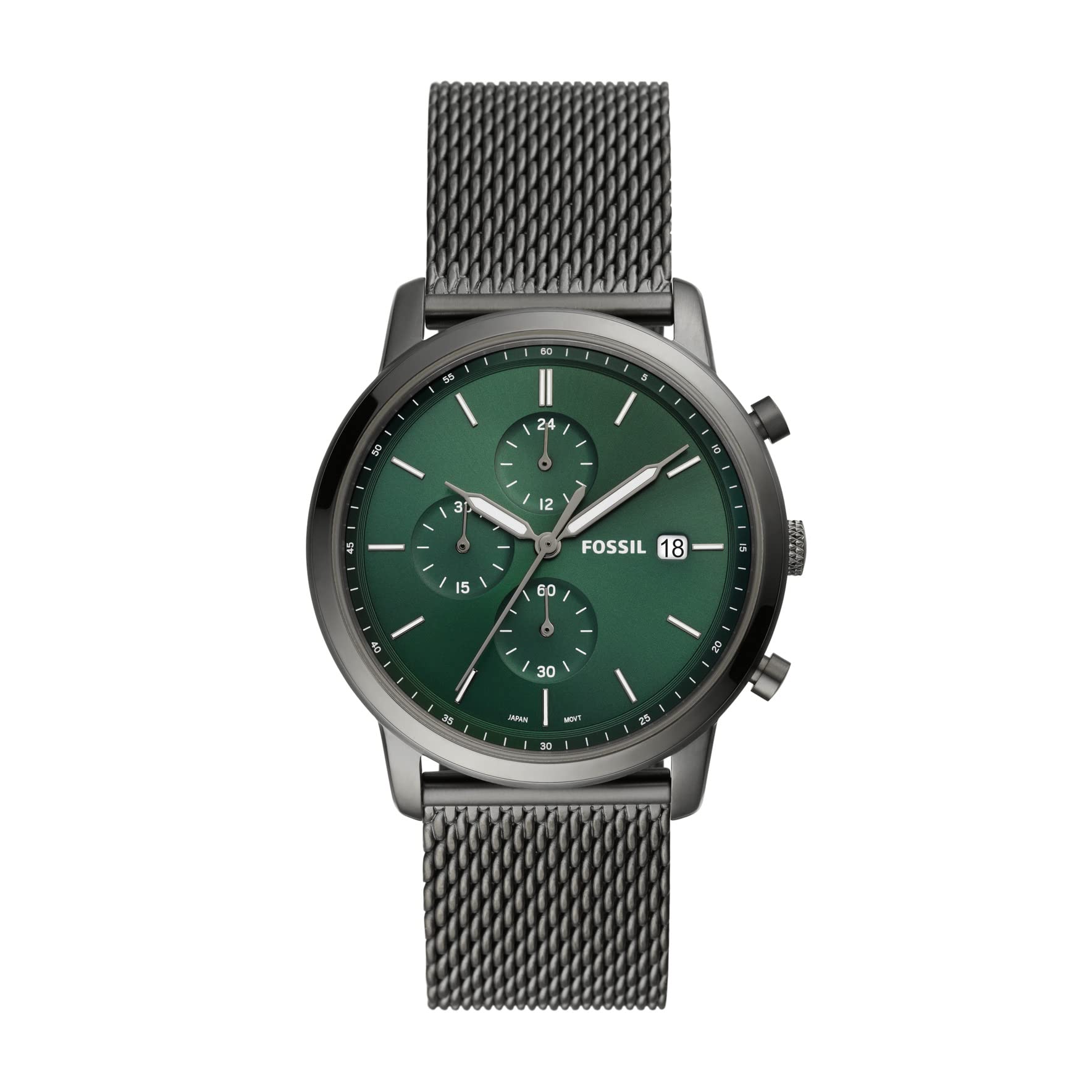 Fossil Neutra Minimalist Analog Green Dial Men's Watch-FS5908