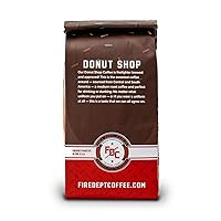 Vista 35 de Fire Department Coffee - Café de vainilla bourbon - Devuelve a los bomberos - Grano entero con infusión de vainilla y bourbon - Sin alcohol