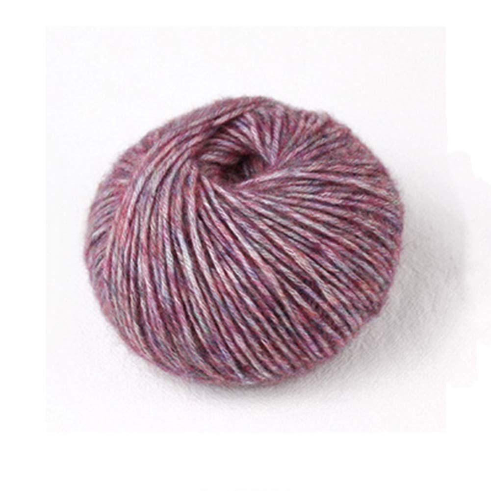 300G Blumen gefärbt Spinning Wolle Garn für Stricken und Häkeln, Baumwolle Acryl, 11 Farben, Pullover Schal Handschuhe Schal,02