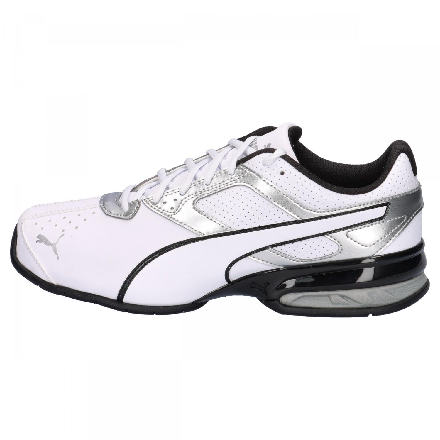 Puma Tazon 6 FM, Herren Cross-Trainer, Weiß (PUMA WHITE-PUMA SILVER-PUMA BLACK), 44 EU (9.5 UK)
