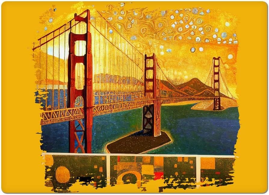 San Francisco Car Magnet 2 PCS - Bridge Car Magnet - Art Sticker