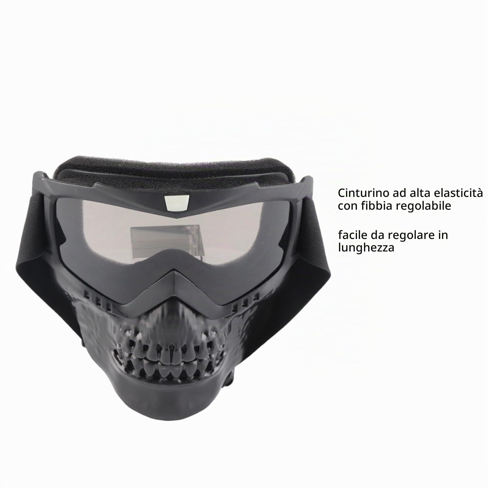Tbest Occhiali staccabili della del motociclo, occhiali da moto staccabili all'asostituzione perto Occhiali da sci da sci Occhiali da corsa da corsa sostituzione per donna e uomo(Grigio)
