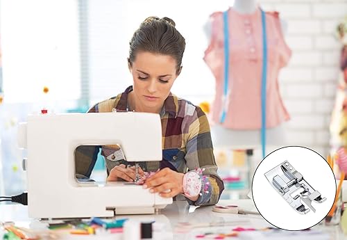 Miniatura 5 de Prensatelas para máquina de coser con puntada de VANICE en zanja, para todos los cantantes de caña baja, Brother, Babylock, Janome, Kenmore, White,