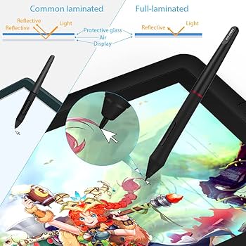 Amazon.co.jp: XPPen 液タブ 傾き検知 筆圧8192レベル 色域88%NTSC
