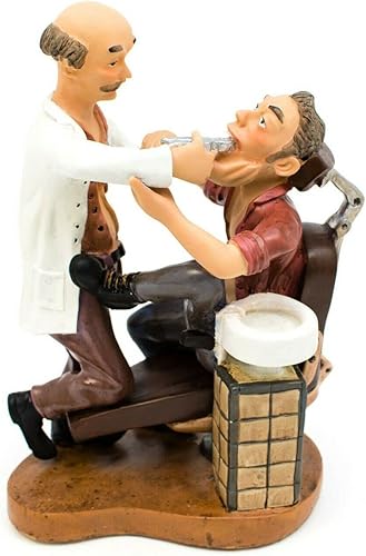 House Brand Clásico Vintage Dentista Realización Extracción Estatuilla Dental Modelo Grande 3D