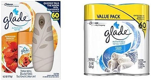 Glade automática spray Hawaiian BreezeStarter + RecambioClean Linen