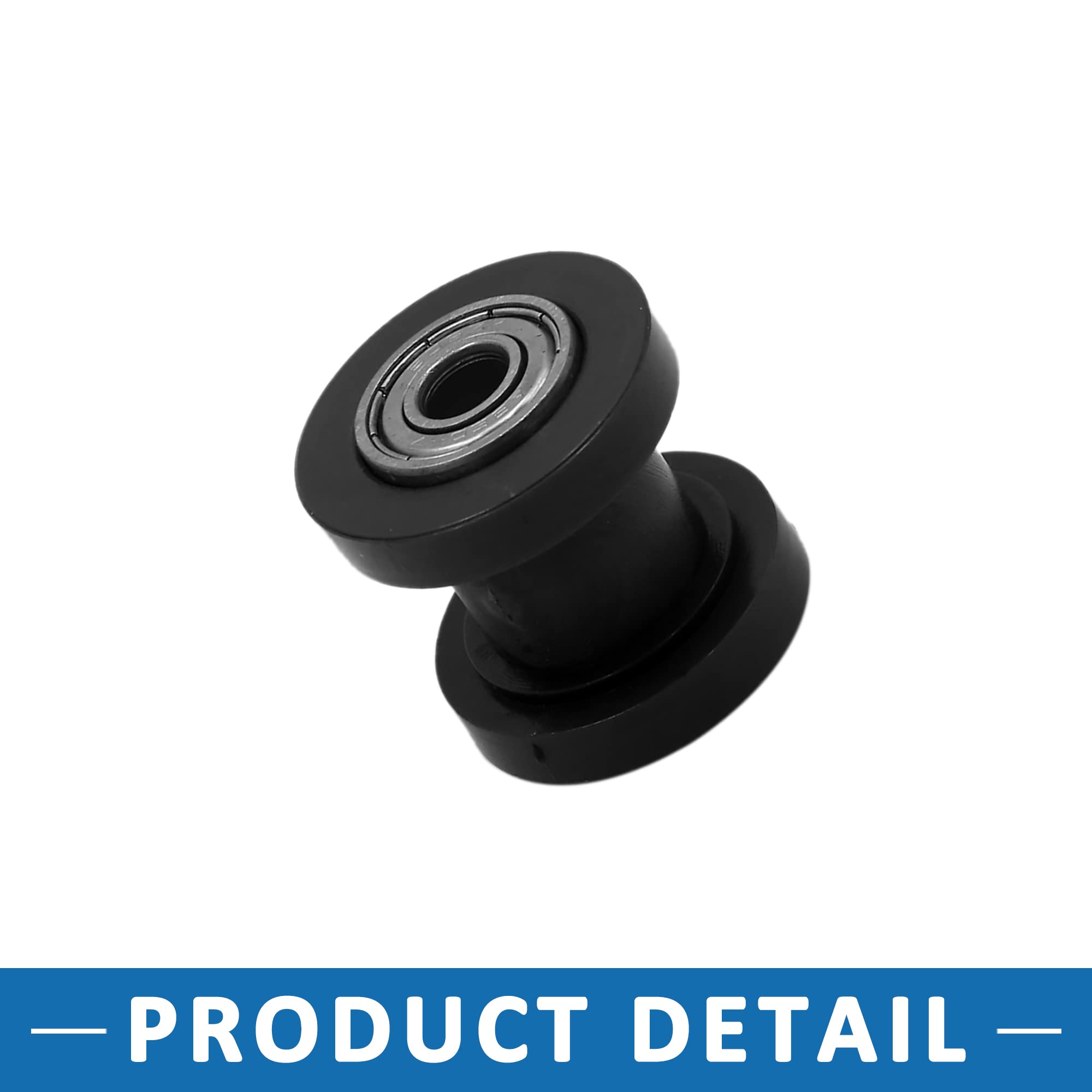 A ABSOPRO Motocicletta Cursore 8mm Catena Rullo Cursore Tenditore Guida Puleggia