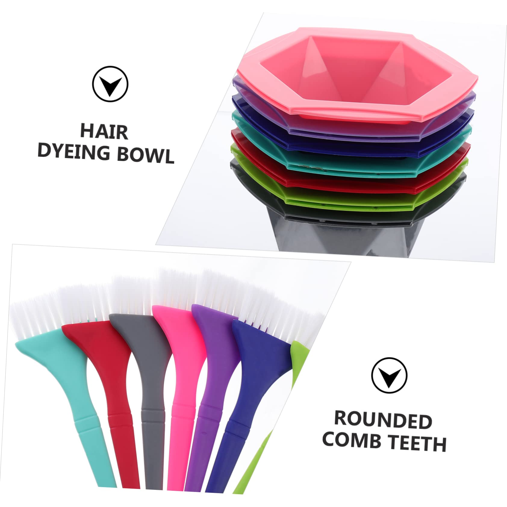 FRCOLOR 7sätze Haarfärbeset Mit Schale Und Pinsel Für Haarfarbe Inklusive Haartönungswerkzeug Für Sauberes Färben Und Kopfhautschutz