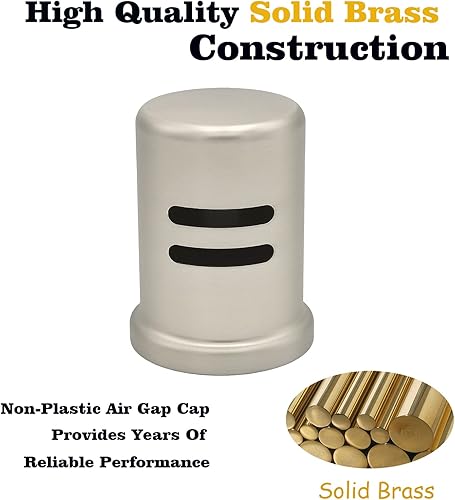 Vista 25 de Kits de espacio de aire para lavavajillas con cubierta de espacio de aire para lavavajillas y protector a juego, lavavajillas de repuesto para Cromo