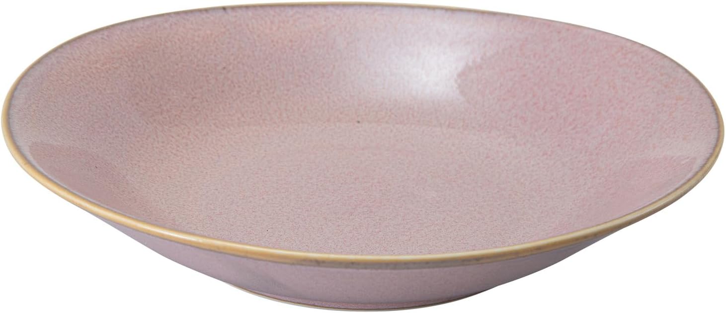 Mino Ware 30128 Small Oval Bowl, Capacity Approx. 8.8 fl oz (250 ml), Colorful Pink, Made in Japan, Microwave Safe, Dishwasher Safe