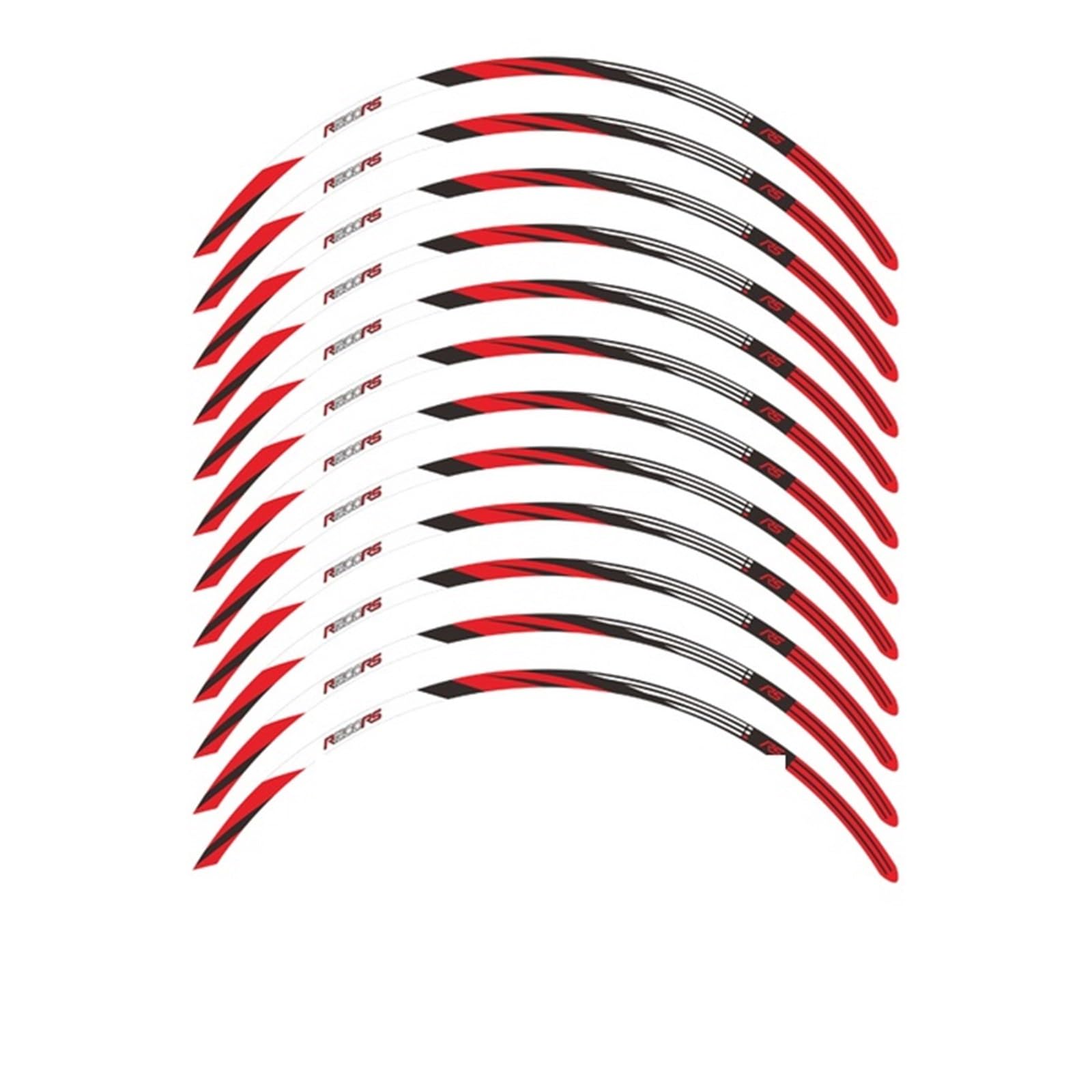 Hub Decals Rim for B&MW R1200RS R1200 R 1200 RS 1200RS for LC 2015-2018 Motorcycle Wheel Sticker Hub Decal Rim Stripe Tape 17 Inches Stripe Tape(Red)