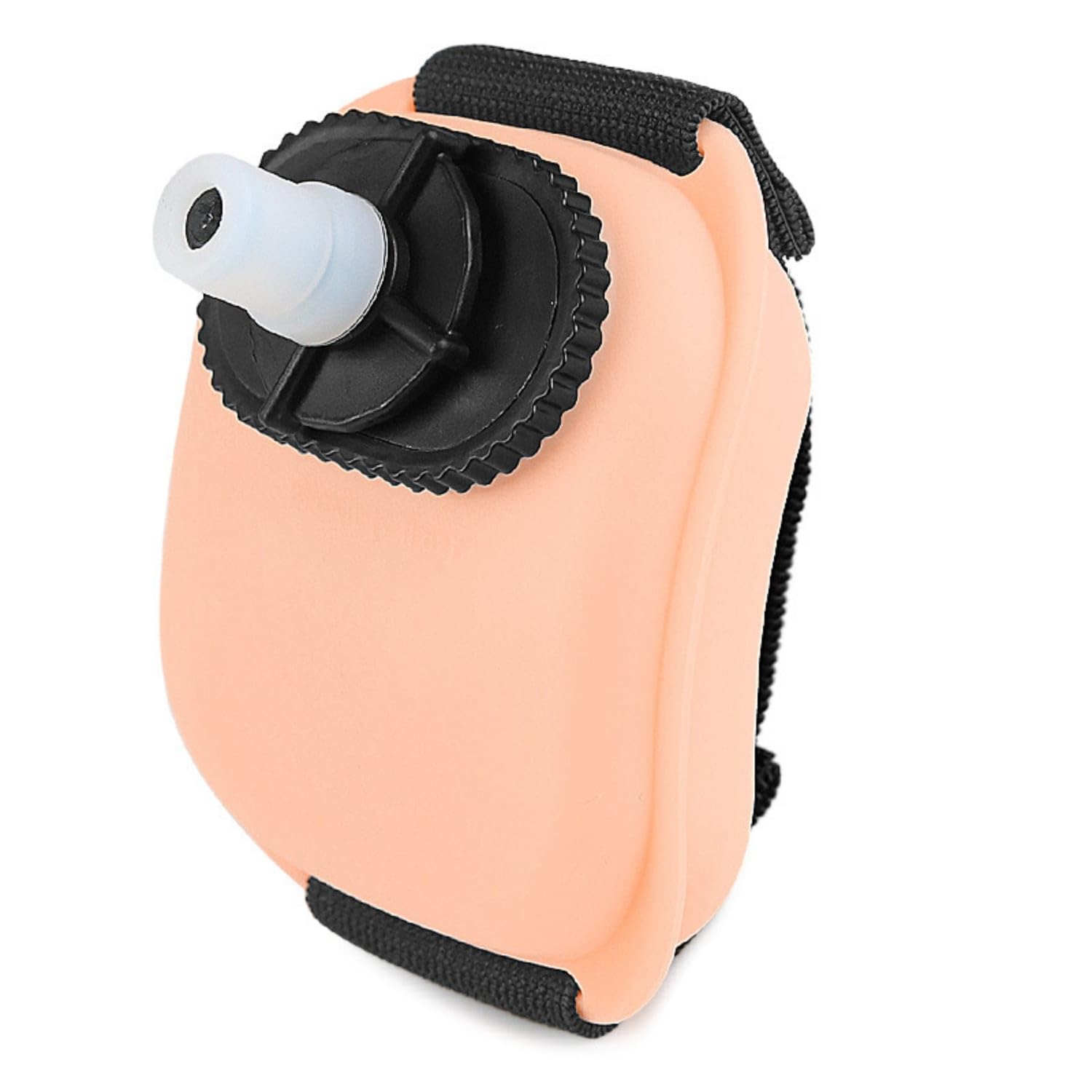 Portable Wrist Water Bottle Compact Water Bottle with Wrist Strap Lightweight Soft for Runners, Joggers, Cyclists, Running, Jogging, Workouts, Endurance Race Training, Orange-image-7