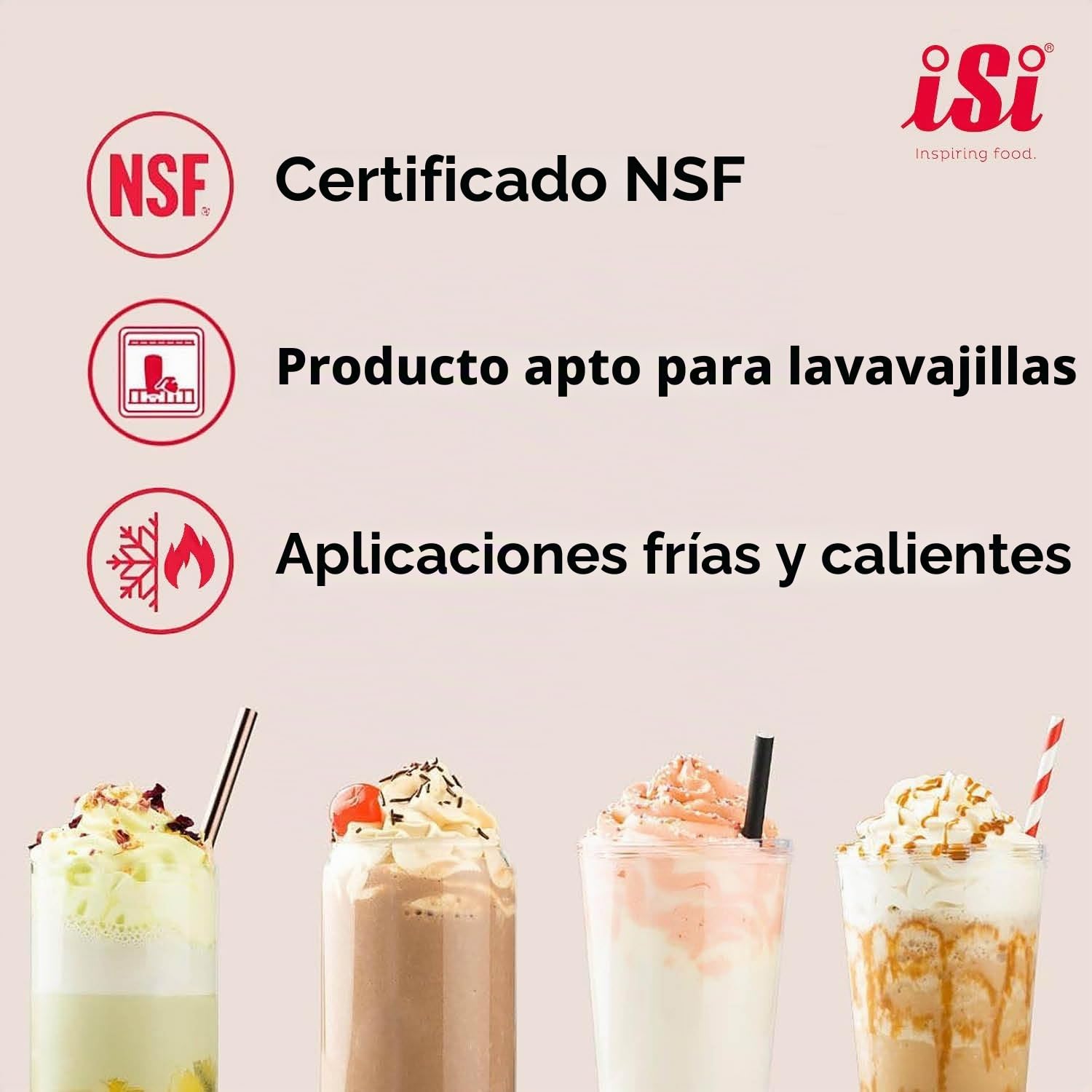 iSi Gourmet Whip crema batida 1L