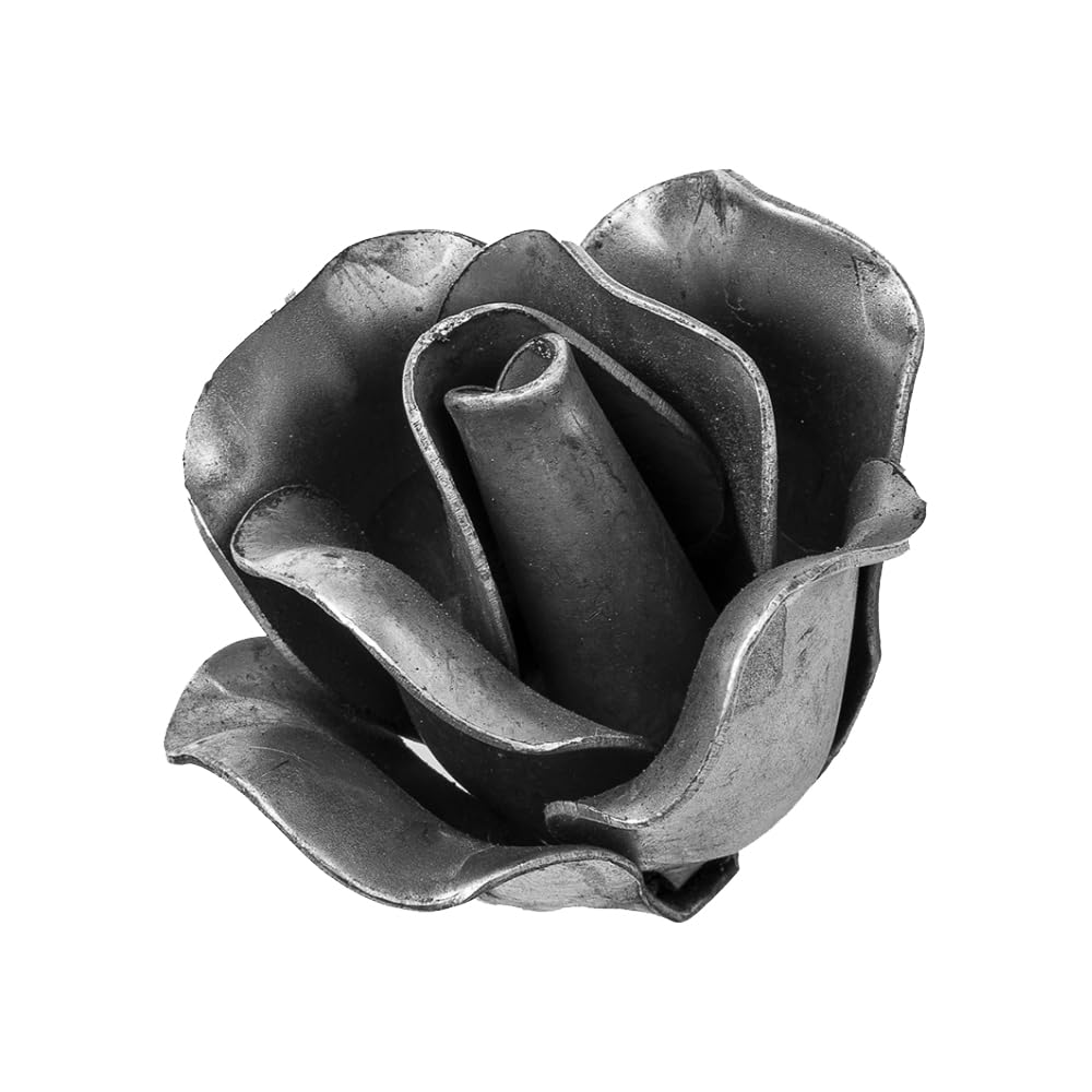 STAL 10 Stück Zaundekoration Zierelement Metallblumen Metallblätter Blätter 100-110 (50x50mm -50.110/10 Stück)