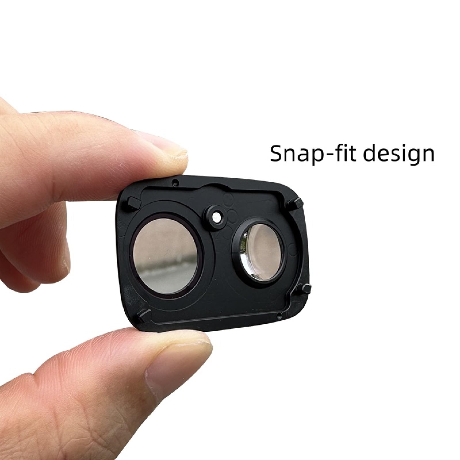 Obiettivo grandangolare per DJI Osmo Pocket 4P. Lente in vetro ottico con montatura in lega di alluminio che amplia il campo visivo del 110%