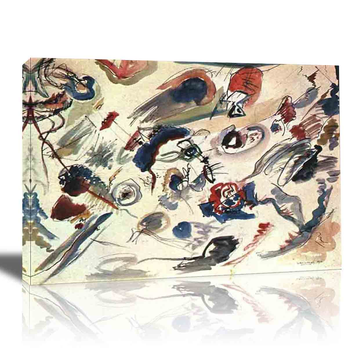 Amazon.co.jp: ワシリーカンディンスキー 《最初の抽象的な水彩画