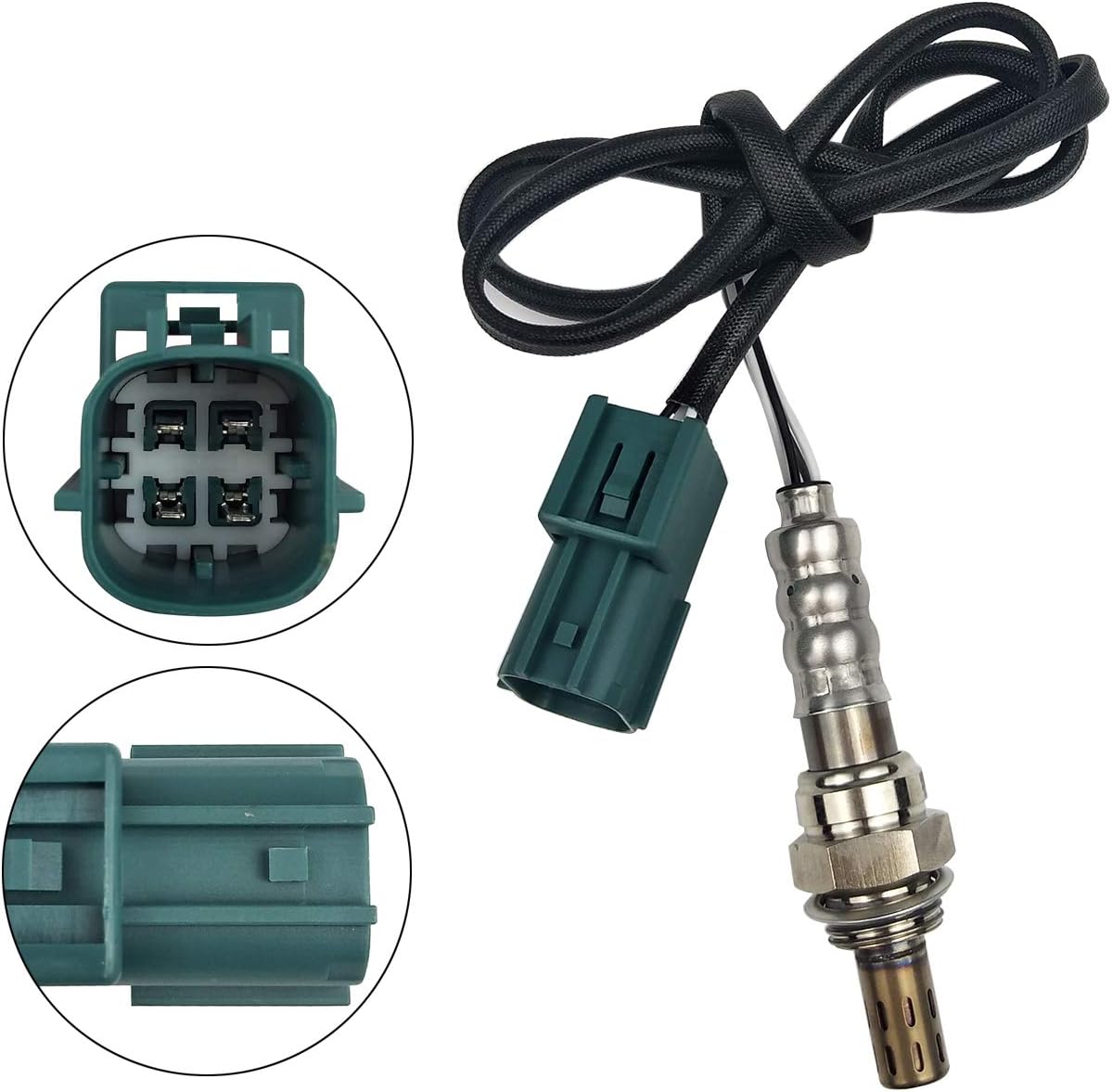 2Pcs Upstream and Downstream O2 Oxygen Sensor Replacement For 2002 Nissan Sentra 1.8L Exc Clean Air Vehicle Right Side 234-4296 234-4241