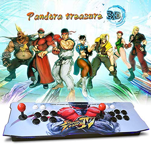 XFUNY Arcade Game Console 1080P 3D & 2D Games 2260 in 1 Pandora's Box 70 3D Games 2 Players Arcade Machine with Arcade Joystick Support Expand 6000+ Games for PC/Laptop/TV / PS4