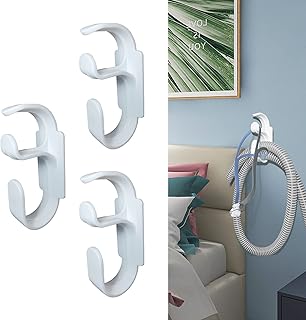 Cpap Hose Holder with Anti-Slip Function，Bipap Hose Hanger and Cpap Mask Holder Accessories Supplies，Fits Hose Cover of Cpap Tube Organising to Prevent Tubing Tangling Giving You Better Sleep（3 PCS）
