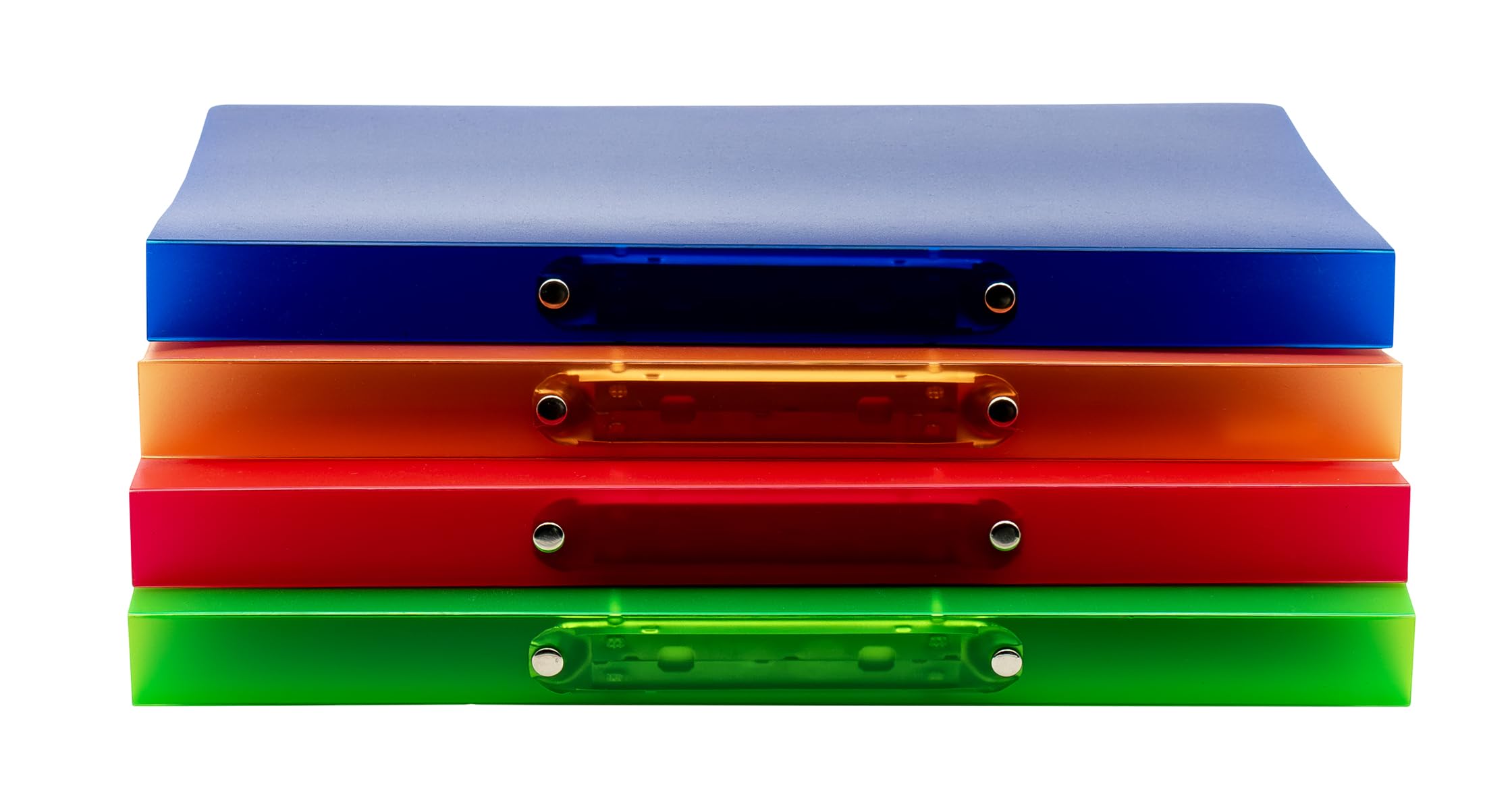K3T Ringbuch A4, 4er Packung, Rückenbreite 26mm, 4 Farben (rot, blau, orange und grün), Art.Nr. 66955