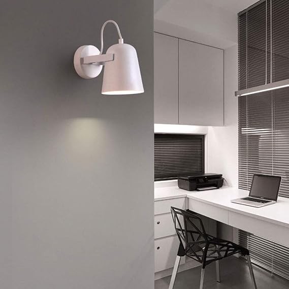 MIMMIC MIMMIC Wandlamp muur licht verlichting bevestigingsbeveiliging matlamp body macaron houten ijzeren kunst bed lamp industriële retro swing arm muur licht industriële wand licht badkamer keuken woonkame photo 2