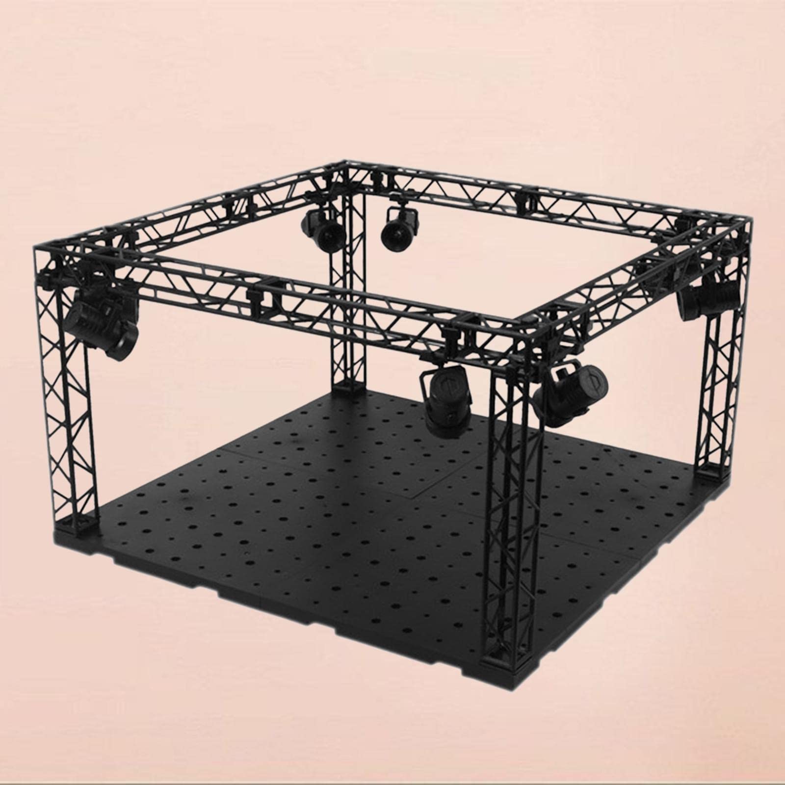 Marker Modellbausatz Display Halterung Garage Basisszene Einfache Montage für Modellbau Sammler Hobbyraum Ausstellung, B
