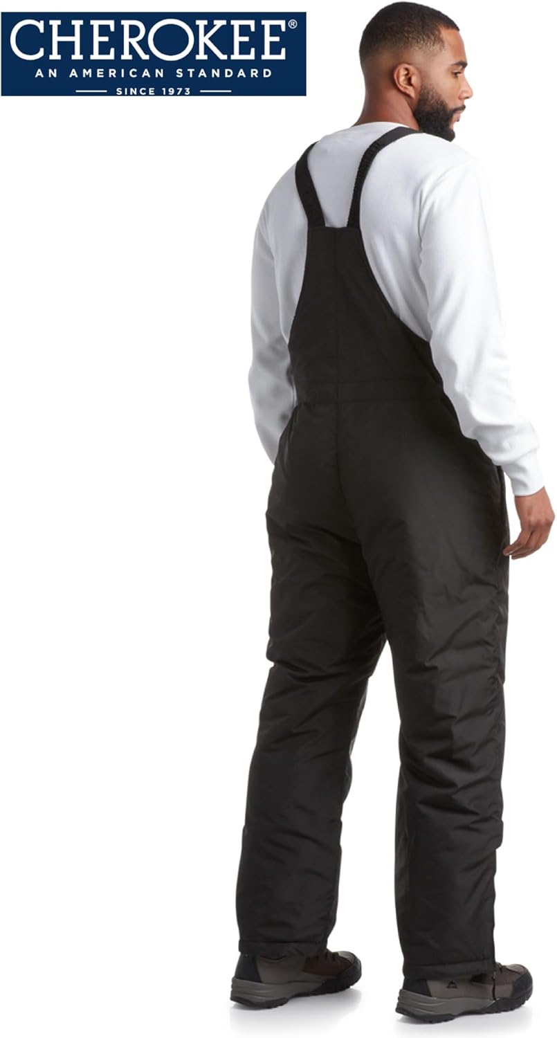Cherokee Mens Snow Bibs - Durable Insulated Waterproof Snow Bibs Overalls for Men - Work Coveralls for Men (Size: S-3XL) - Image 6