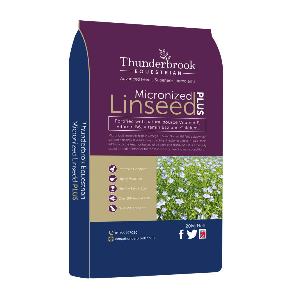 Thunderbrook Equestrian Micronized Linseed Plus 20kg