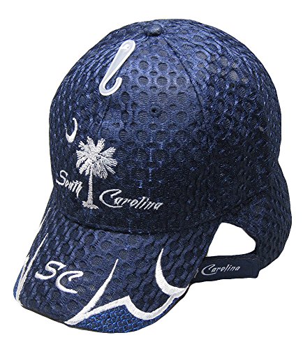 Gorra bordada azul ajustable unisex talla única