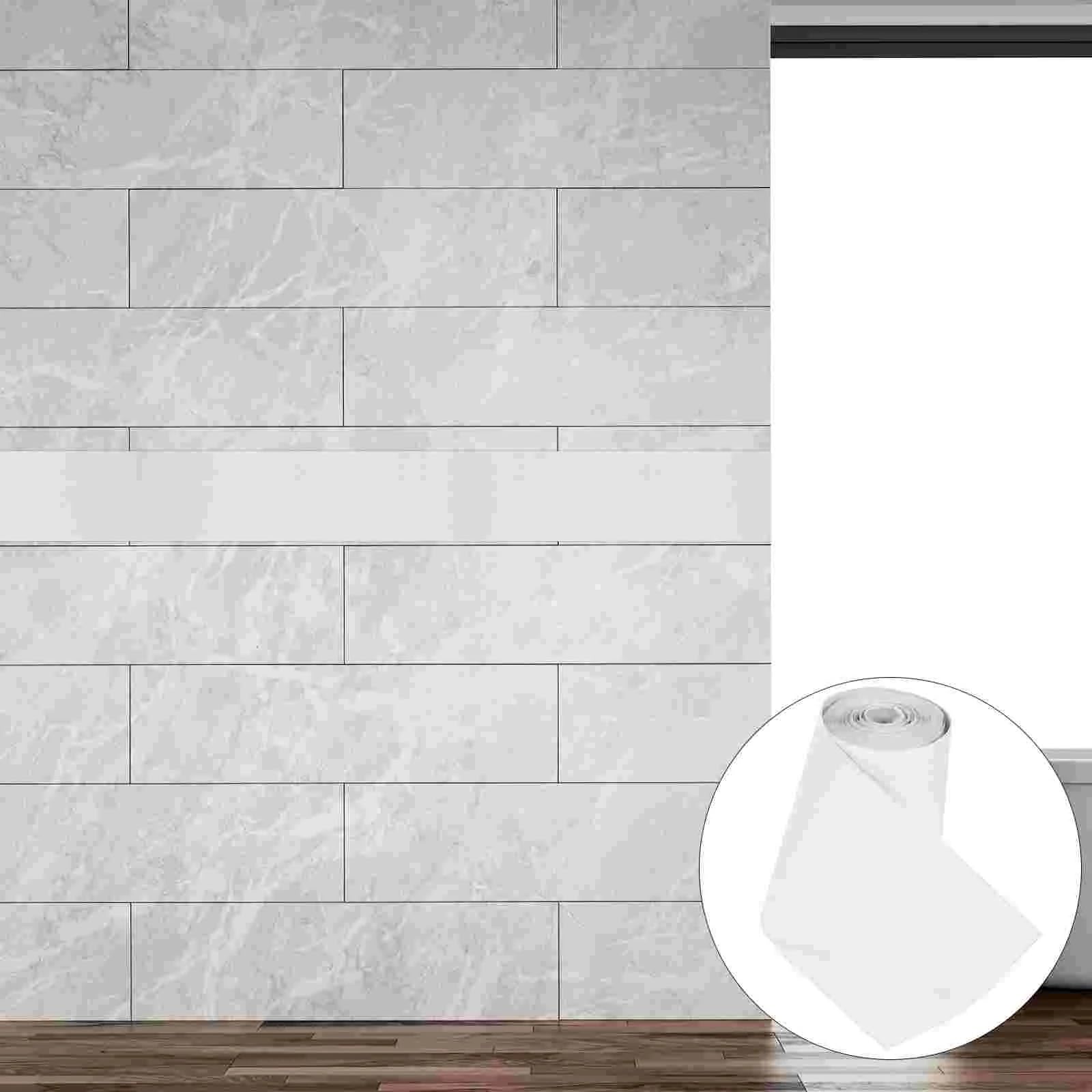 Pegatinas de Pared de rodapié de Grano de Madera, calcomanías de Tablero, Decoraciones, cáscara y zócalo, moldura de Borde de azulejo de PVC, Autoadhesivo, 2 uds. para Bordes De Paredes(White)