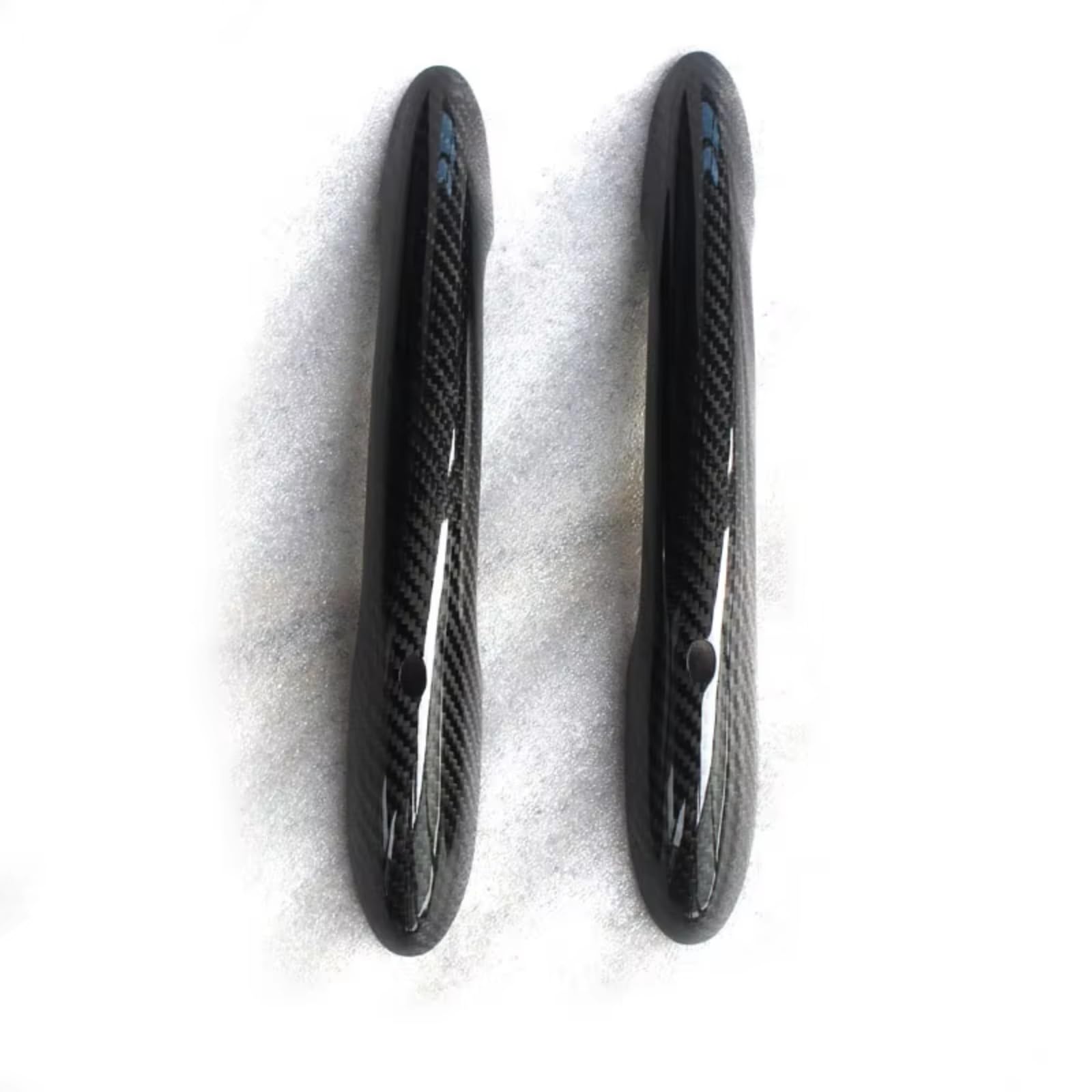 FVOIRSS Outer Door Handle Compatible with Mini for Cooper F55 F56 F57 2014 2015 2016 2017 2018 2019 Car Exterior Side Door Handle Cover Decoration Replacement